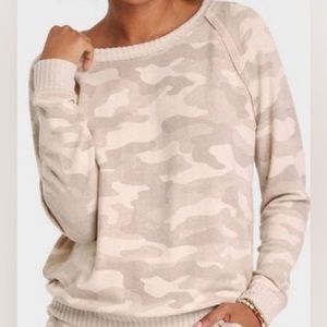 New with tags NWT Knox Rose beige camo camouflage sweatshirt size XL